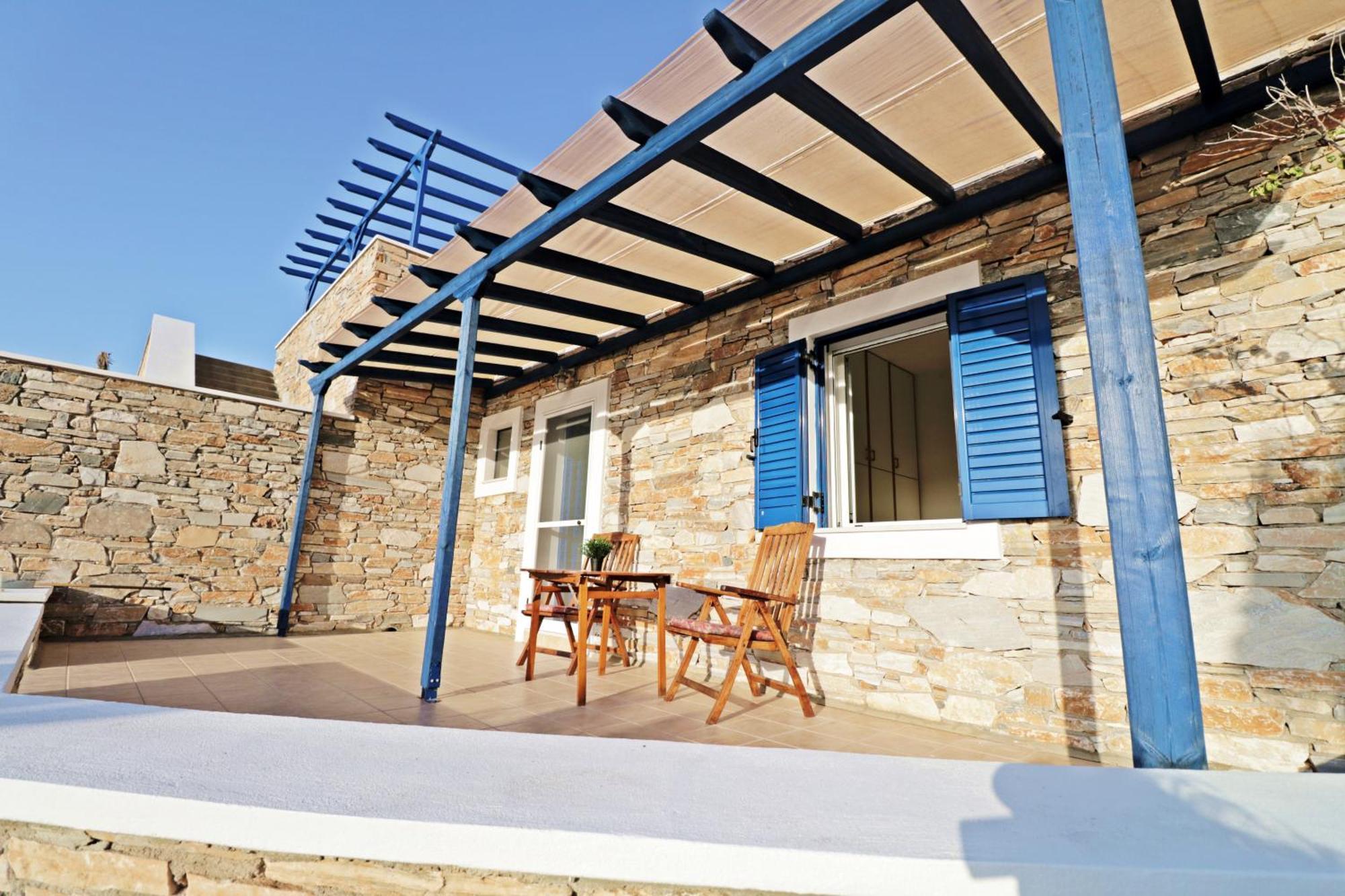 Unique Off Grid Seafront Villa Ios Exteriör bild